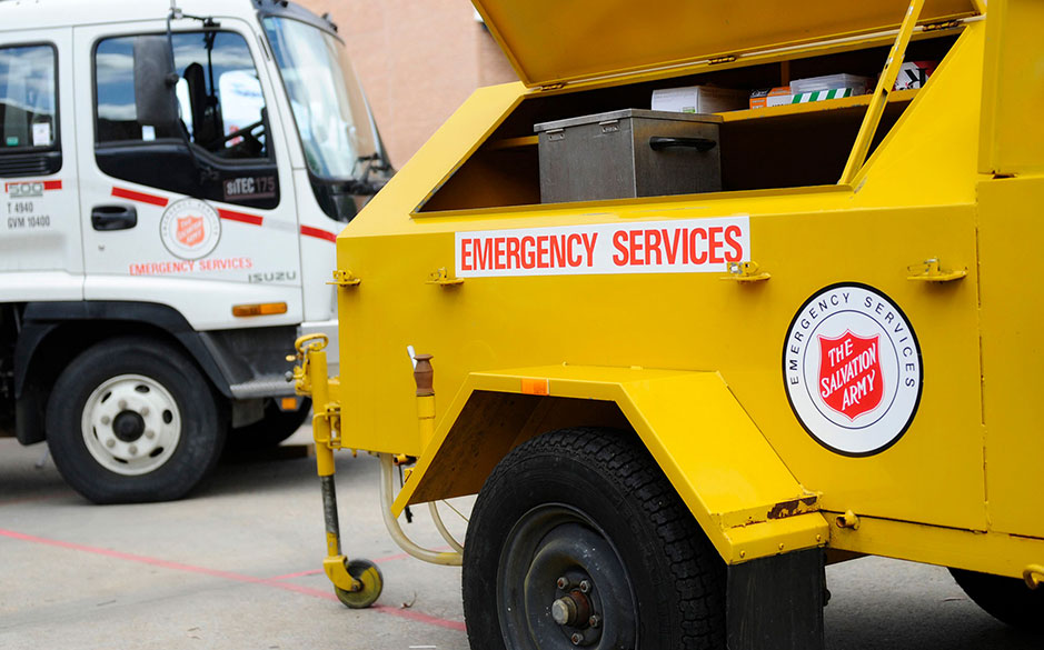 Emergency Services vehicle and trailer